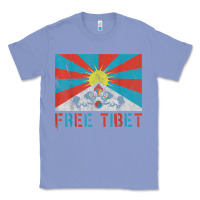 Colony Blue free tibet Classic Tee - linhVisuals