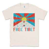 Natural free tibet Classic Tee - linhVisuals