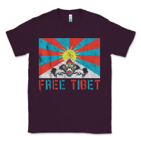 Plum free tibet Classic Tee - linhVisuals