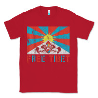 Red free tibet Classic Tee - linhVisuals