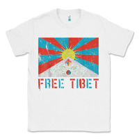 White free tibet Classic Tee - linhVisuals