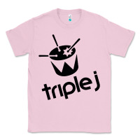 Bubblegum Pink triple j Classic Tee - linhVisuals