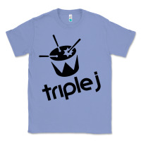 Colony Blue triple j Classic Tee - linhVisuals