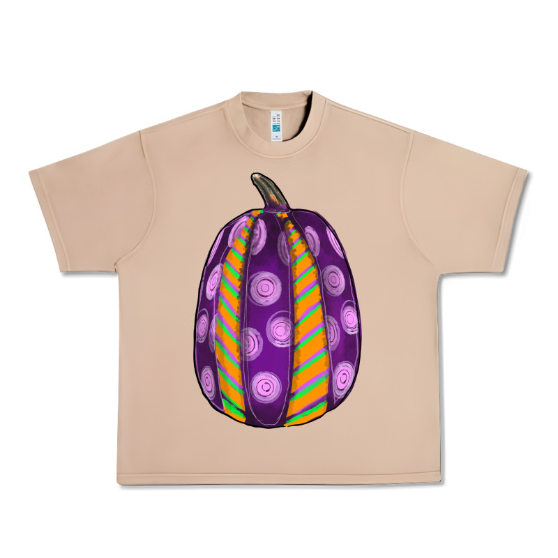 Watercolor Halloween Pumpkin Urban Heavy Tee by RanaPortraitStore | Teevron