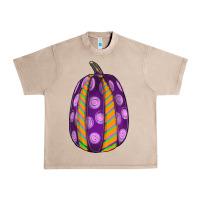 French Oak watercolor halloween pumpkin Urban Heavy Tee - RanaPortraitStore