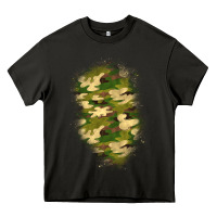 Asphalt camouflage patch 1 Heavy Core Tee - BundleAndBundleShop