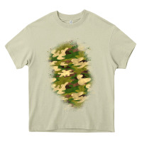 Mossy camouflage patch 1 Heavy Core Tee - BundleAndBundleShop