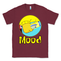 Burgundy twisted tea mood Classic Tee - linhVisuals