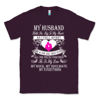 Plum my husband holds the key to my heart Classic Tee - linhVisuals