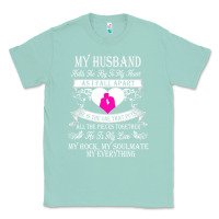 Seafoam my husband holds the key to my heart Classic Tee - linhVisuals