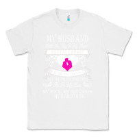 White my husband holds the key to my heart Classic Tee - linhVisuals