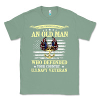 Sage never underestimate an old man us navy veteran Classic Tee - linhVisuals