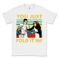 White you just fold it in vintage retro Classic Tee - linhVisuals