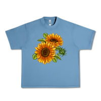Pebble Blue Soraya Sunflower Urban Heavy Tee - LillyAllenDesigns