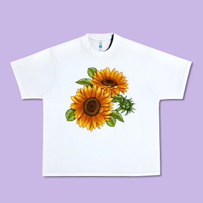 Soraya Sunflower Urban Heavy Tee Designed By Lillyallendesigns