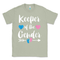Matcha keeper of the gender reveal tee shirt girl or boy blue pink Classic Tee - linhVisuals