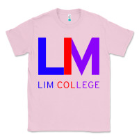 Bubblegum Pink lim college Classic Tee - linhVisuals