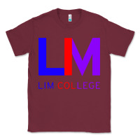 Burgundy lim college Classic Tee - linhVisuals