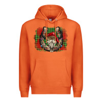 Carrot christmas horseshoe bull skull Premium Hoodie - BarkalooDesign