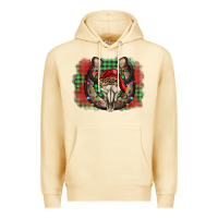 Pina Colada christmas horseshoe bull skull Premium Hoodie - BarkalooDesign
