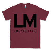 Burgundy lim college Classic Tee - linhVisuals