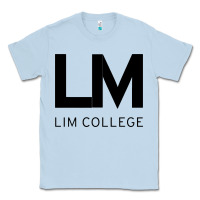Dusty Blue lim college Classic Tee - linhVisuals