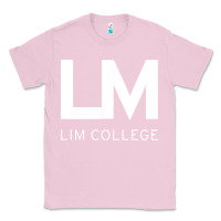 Bubblegum Pink lim college Classic Tee - linhVisuals