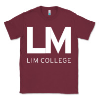 Burgundy lim college Classic Tee - linhVisuals