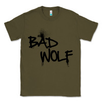 Army Green bad wolf racerback Classic Tee - linhVisuals