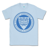 Dusty Blue Emmanuel College Classic Tee - linhVisuals