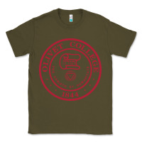 Army Green olivet college vectorized Classic Tee - linhVisuals