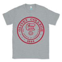 Heather Grey olivet college vectorized Classic Tee - linhVisuals
