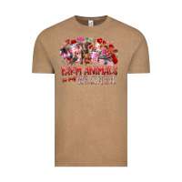 Vintage Coffee farm animals is my valentine Vintage Tee - RacoonDesign
