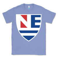 Colony Blue new england college shield vectorized Classic Tee - linhVisuals