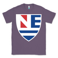 Lavender new england college shield vectorized Classic Tee - linhVisuals