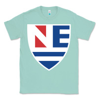 Seafoam new england college shield vectorized Classic Tee - linhVisuals