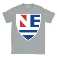 Heather Grey new england college shield vectorized Classic Tee - linhVisuals