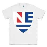 White new england college shield vectorized Classic Tee - linhVisuals