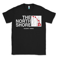 Black hawaii islands north shore haleiwa vintage style t shirt Classic Tee - linhVisuals