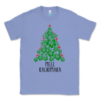 Colony Blue hawaiian christmas tree mele kalikimaka hawaii tropical t shirt Classic Tee - linhVisuals
