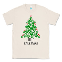 Natural hawaiian christmas tree mele kalikimaka hawaii tropical t shirt Classic Tee - linhVisuals