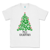 White hawaiian christmas tree mele kalikimaka hawaii tropical t shirt Classic Tee - linhVisuals