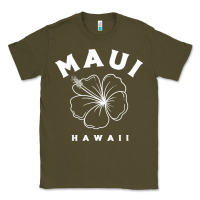 Army Green hawaii flower for women hibiscus maui hawaii t shirt Classic Tee - linhVisuals