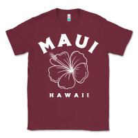 Burgundy hawaii flower for women hibiscus maui hawaii t shirt Classic Tee - linhVisuals