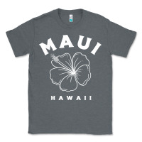 Charcoal Heather hawaii flower for women hibiscus maui hawaii t shirt Classic Tee - linhVisuals