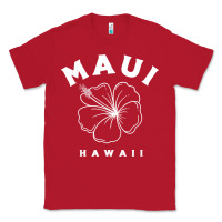 Red hawaii flower for women hibiscus maui hawaii t shirt Classic Tee - linhVisuals