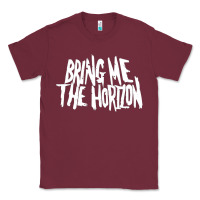 Burgundy be happy Classic Tee - linhVisuals
