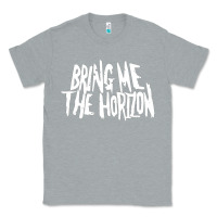 Heather Grey be happy Classic Tee - linhVisuals