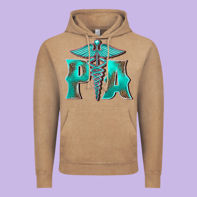Physician Medical Symbol Assistant Nurse Vintage Hoodie Designed By Barkaloodesign