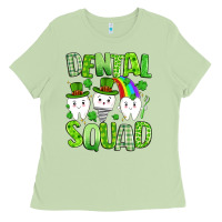 Matcha st. patricks day dental squad Ladies Tee - Artiststas